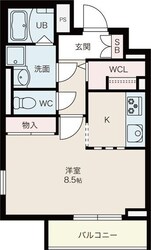 Cocoonの物件間取画像